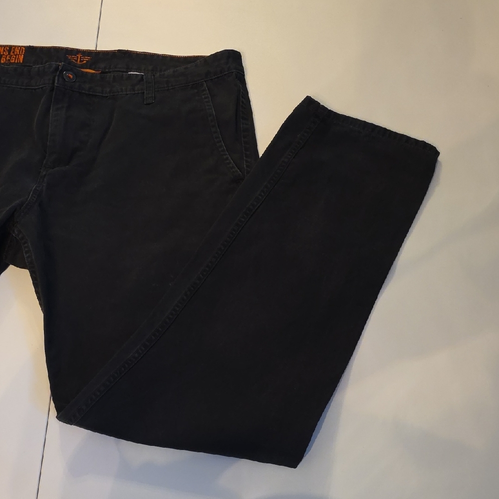 Dockers Black and Orange Casual Pants